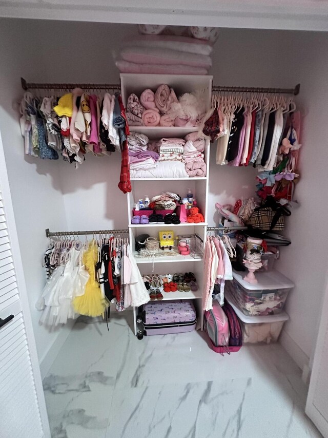 view of closet