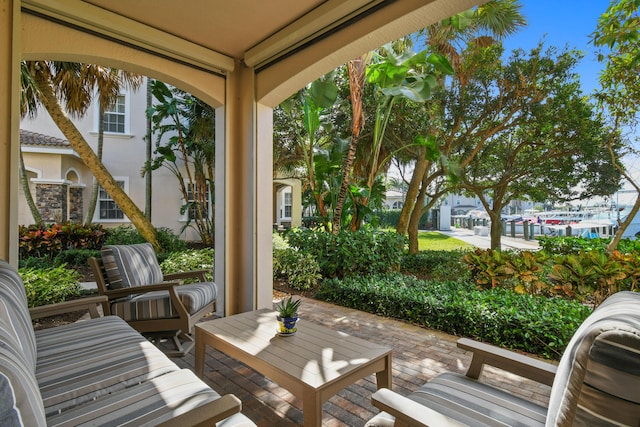 view of patio