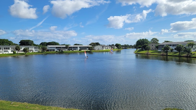 view of water feature