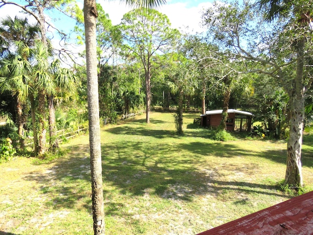 view of yard