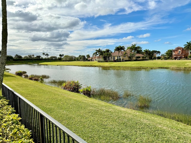 view of water feature