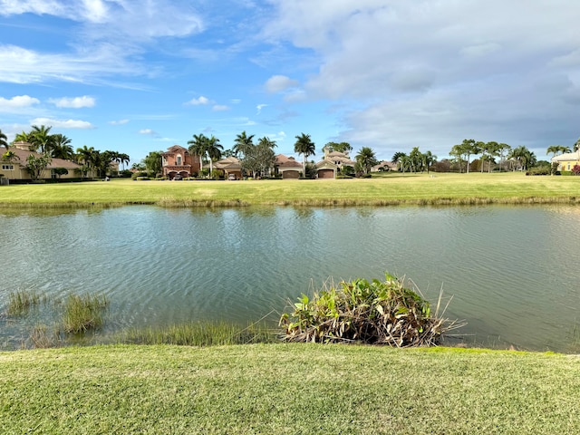 view of property view of water