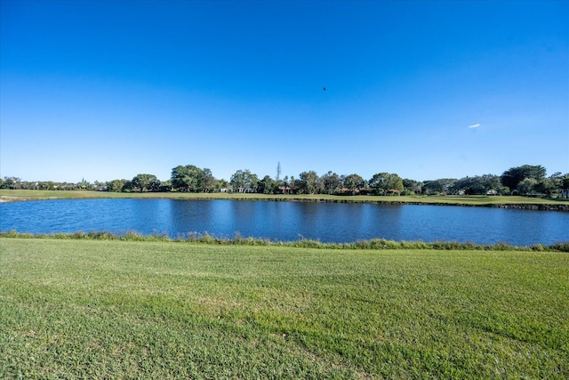 view of water feature