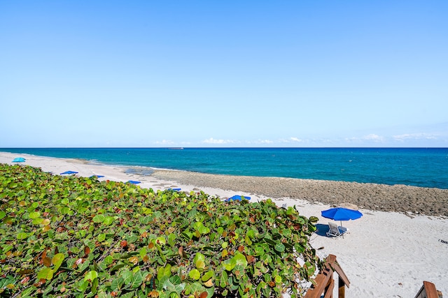 water view with a beach view