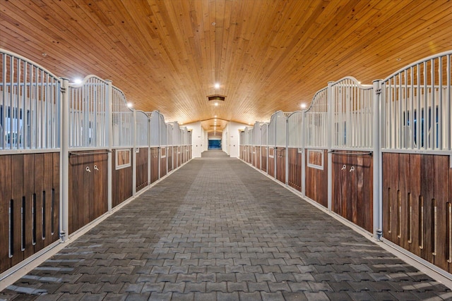 view of horse barn