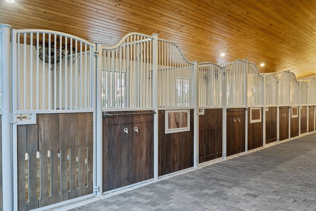 view of stable