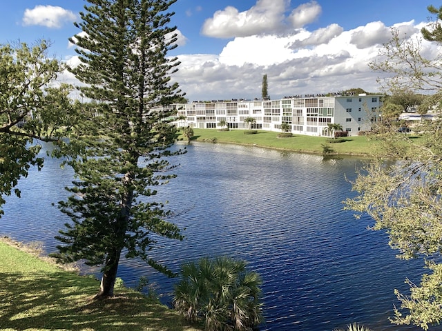 view of water feature