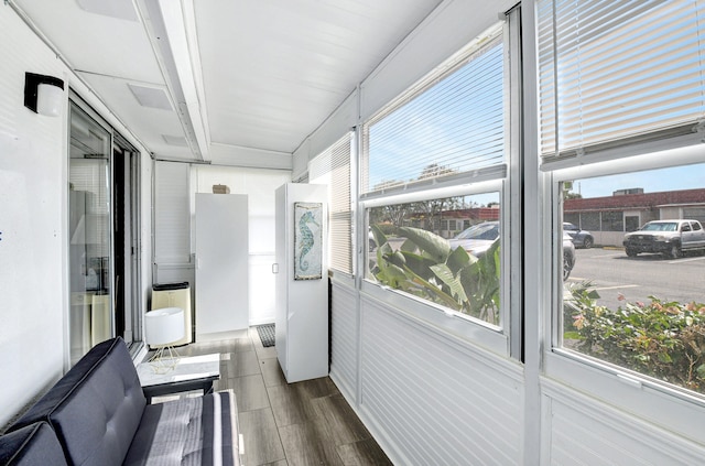 sunroom featuring plenty of natural light