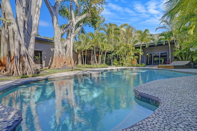 view of pool