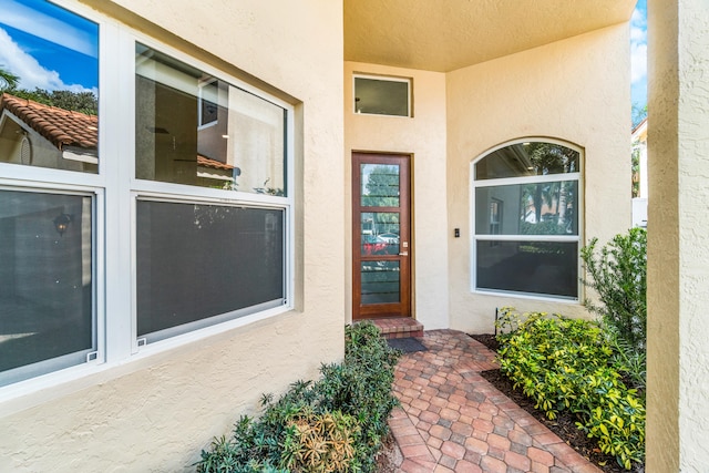 view of entrance to property