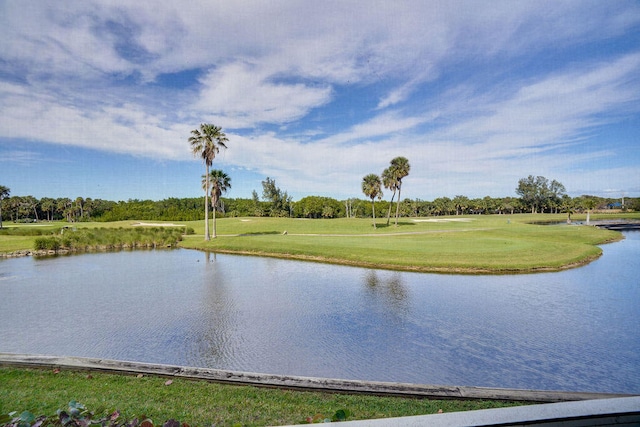 view of water feature