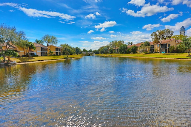 view of water feature