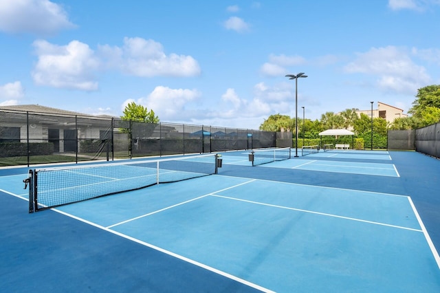 view of sport court