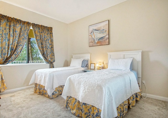 bedroom featuring carpet flooring