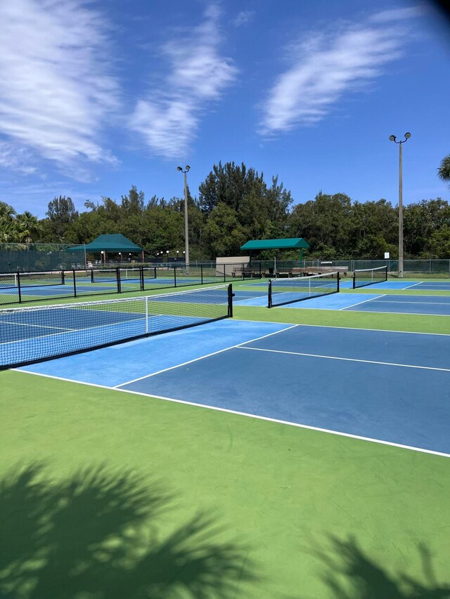 view of sport court