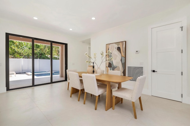 363 31st Ct, West Palm Beach, FL 33407 - dining space featuring recessed lighting