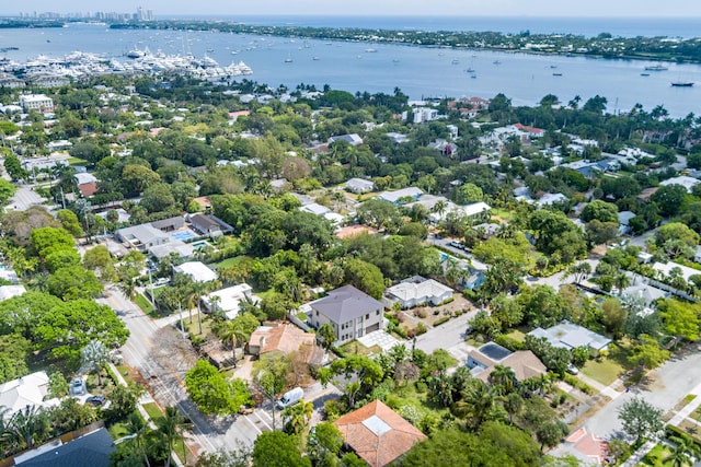 363 31st Ct, West Palm Beach, FL 33407 - aerial perspective of suburban area featuring a large body of water