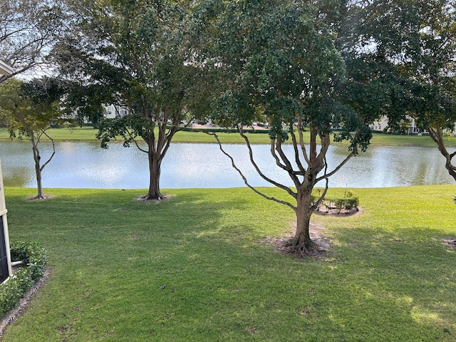 view of property view of water