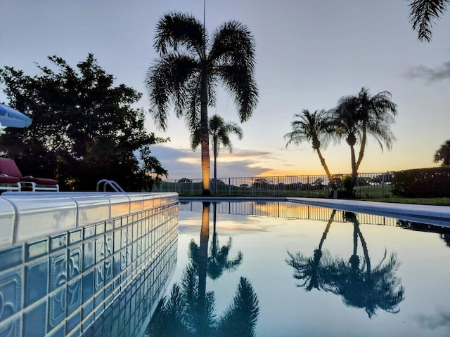 view of water feature