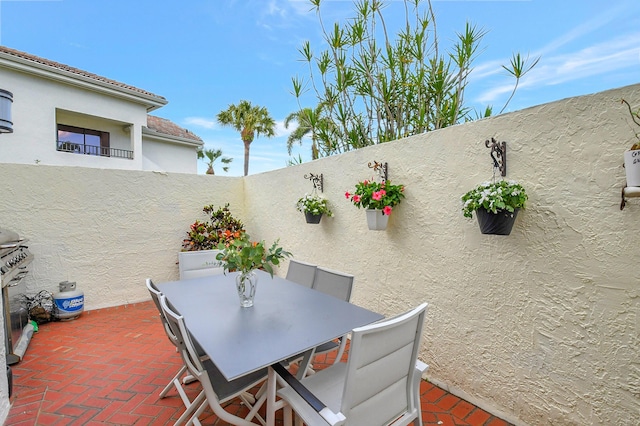 view of patio