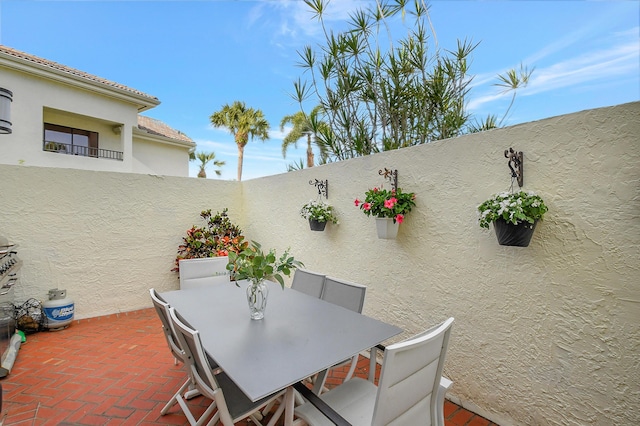 view of patio