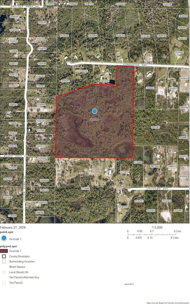 000 Ponderosa Ave, Deland FL, 32720 land for sale