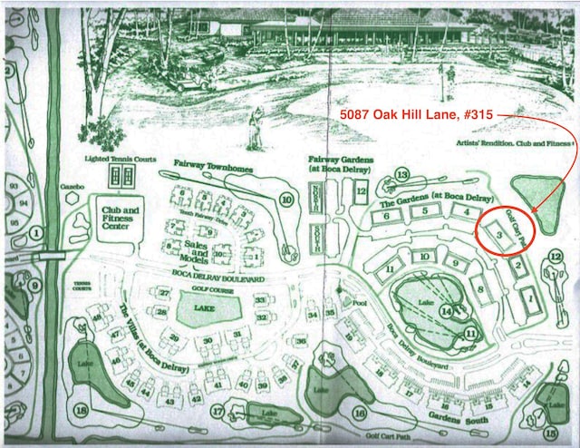 5087 Oak Hill Ln Unit 315, Delray Beach, FL 33484 - map location