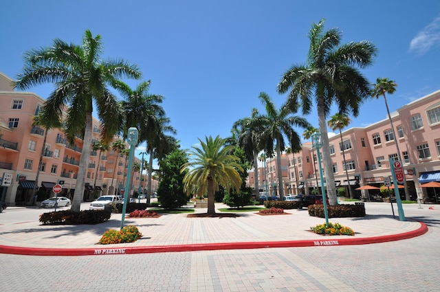 5087 Oak Hill Ln Unit 315, Delray Beach, FL 33484 - exterior space with traffic signs, curbs, and street lights