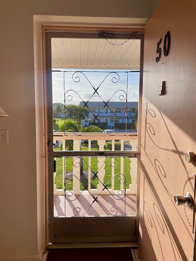 view of room details