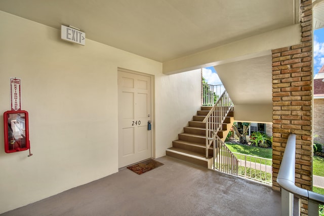 view of entrance to property