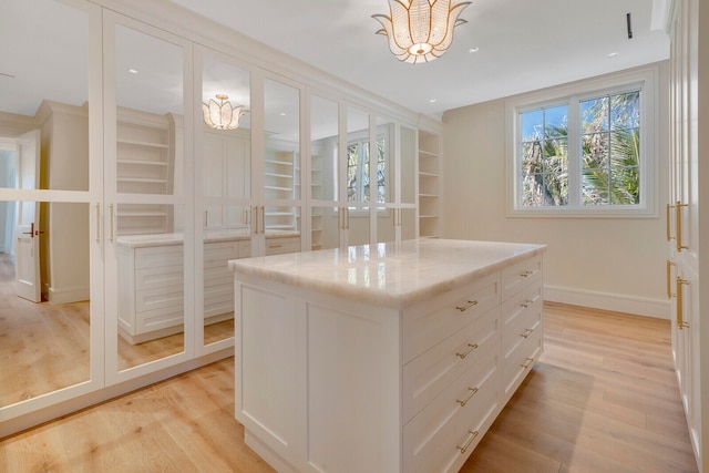 interior space featuring light hardwood / wood-style flooring