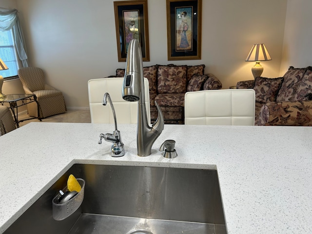 interior details with sink