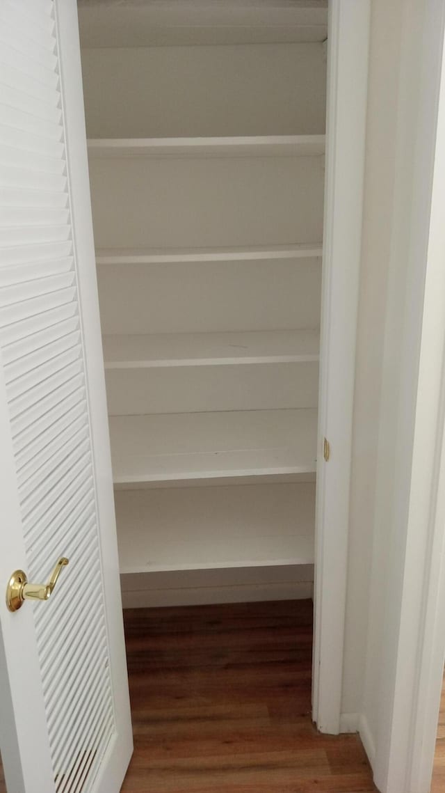 view of closet