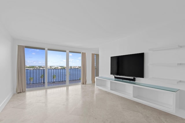 view of unfurnished living room