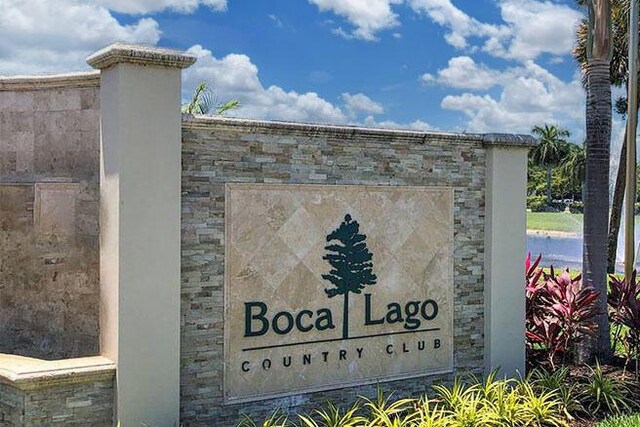 21864 Arriba Real Unit 3D, Boca Raton, FL 33433 - view of community sign