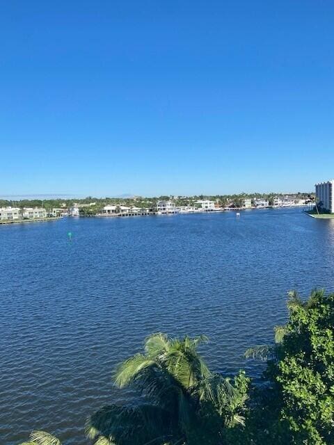 view of property view of water