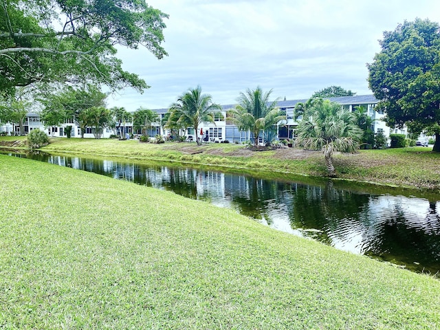 view of water feature