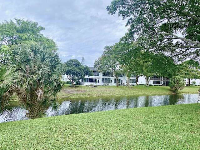 view of water feature