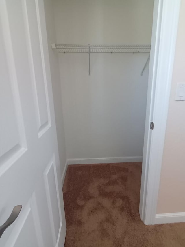 view of closet