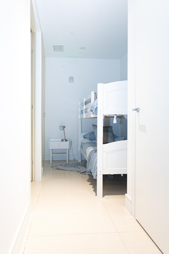 view of tiled bedroom