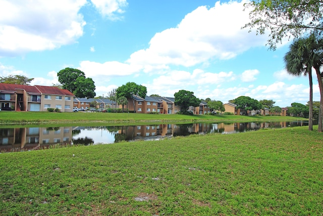 view of property view of water