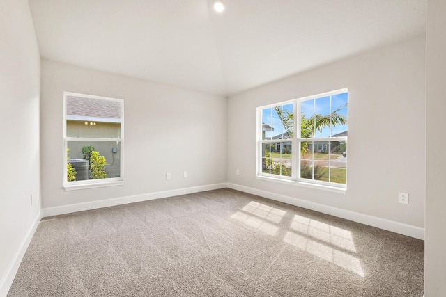 empty room featuring carpet floors