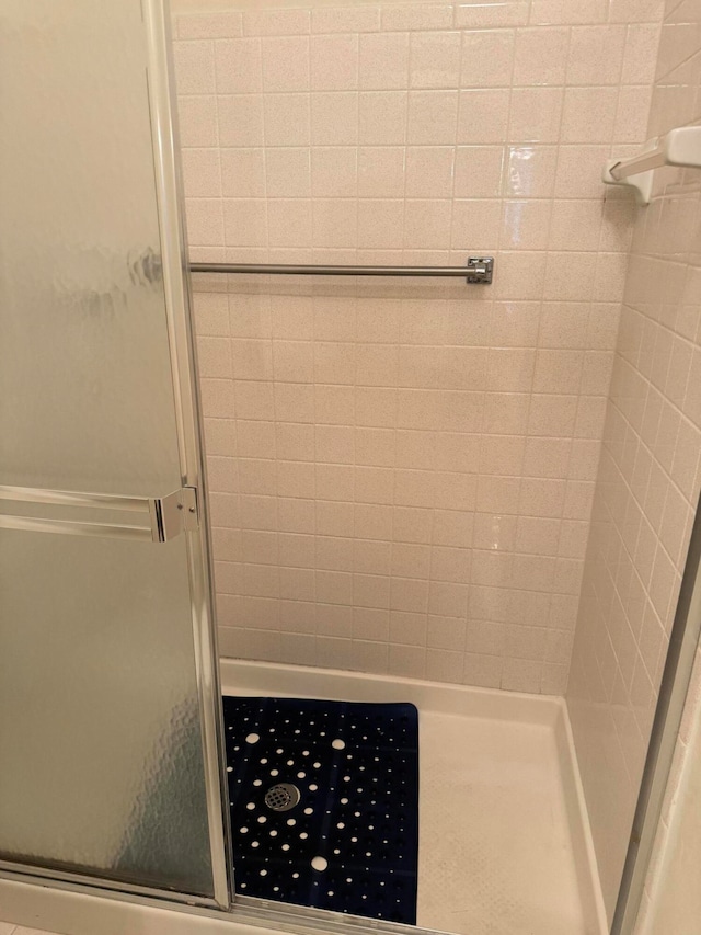 bathroom with walk in shower