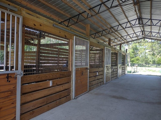 view of stable