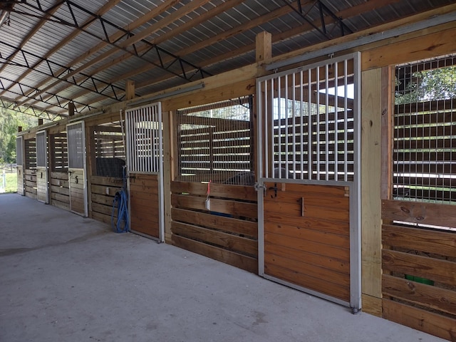 view of stable