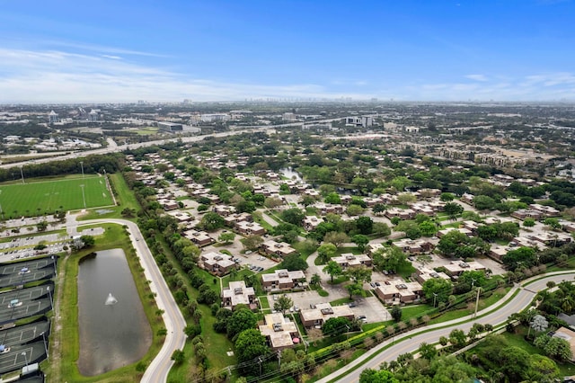 view of aerial view