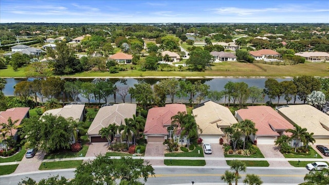 8839 Via Avellino, Lake Worth, FL 33467 - aerial view of residential area featuring a nearby body of water