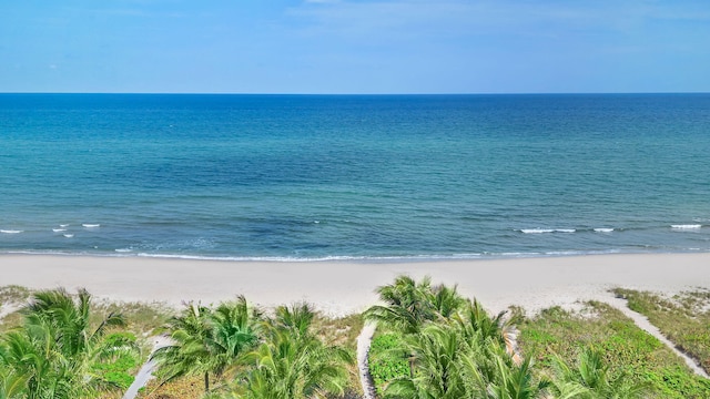 water view with a beach view