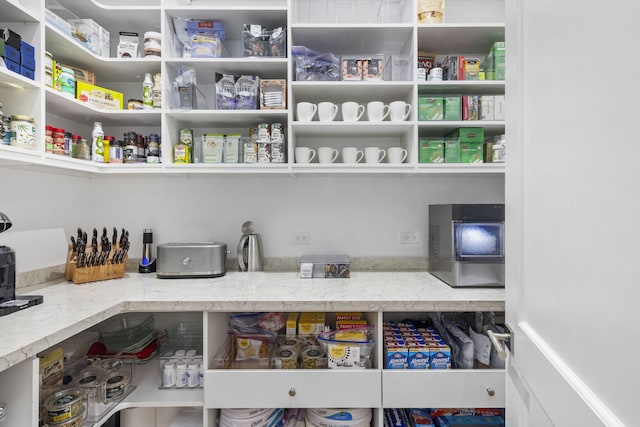 view of pantry