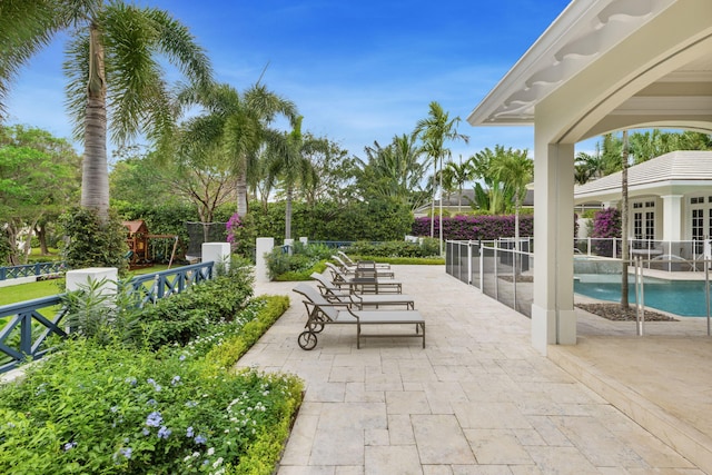 view of patio